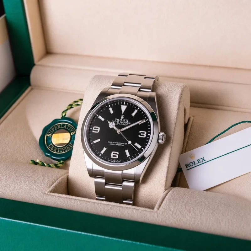 Rolex Explorer ref. 124270 — GrecoWatch Athens