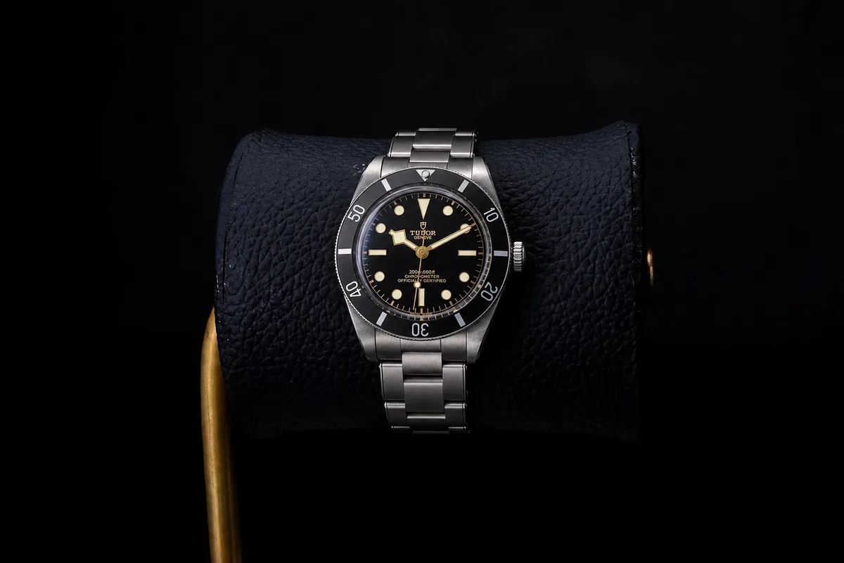 Tudor Black Bay 54 79000N – σε δερμάτινο μαξιλαράκι ρολογιού